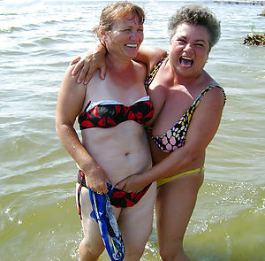 sultry doyenne women in bikinis porn pic