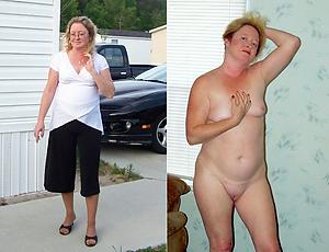 nice granny dressed undressed photos