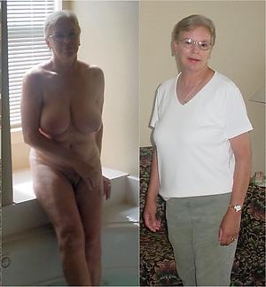 lickerish granny dressed undressed pics