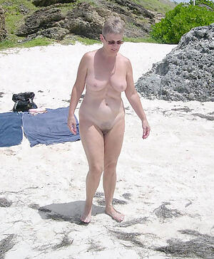 porn pics of old women on beach