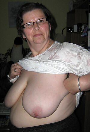 older women glasses non-professional slut