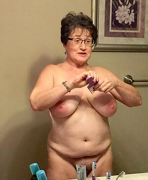 old chubby granny stripping