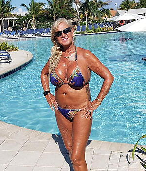 hot bikini older battalion stripping