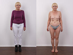 sexy dressed undressed granny homemade picture