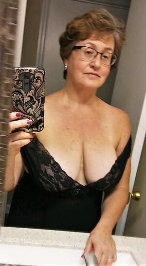 despondent granny selfshots amateur pics