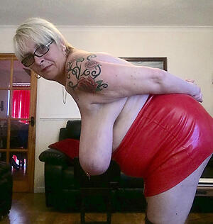 naked older saggy tits cherish posing cold