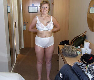 lingerie senior women love posing nude