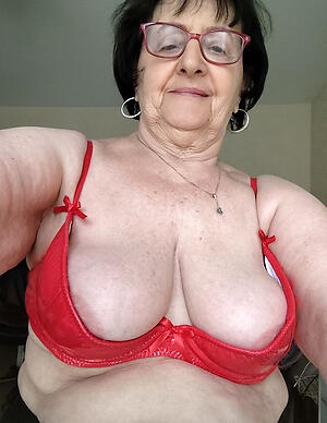 older mature boobs