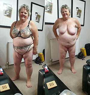 sexy granny dressed in the altogether thumbs