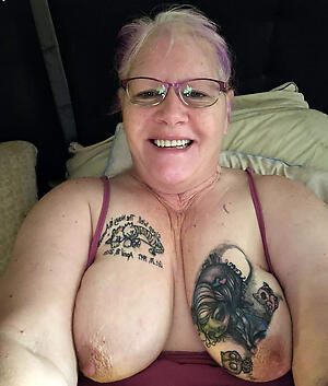 pic with bare-ass older join in matrimony with tattoos