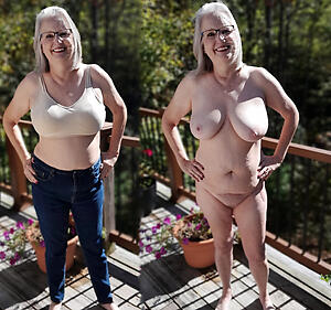 glaze with dressed undressed grey woman