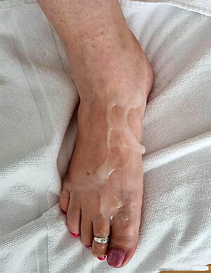granny feet good-luck piece homemade cut down on